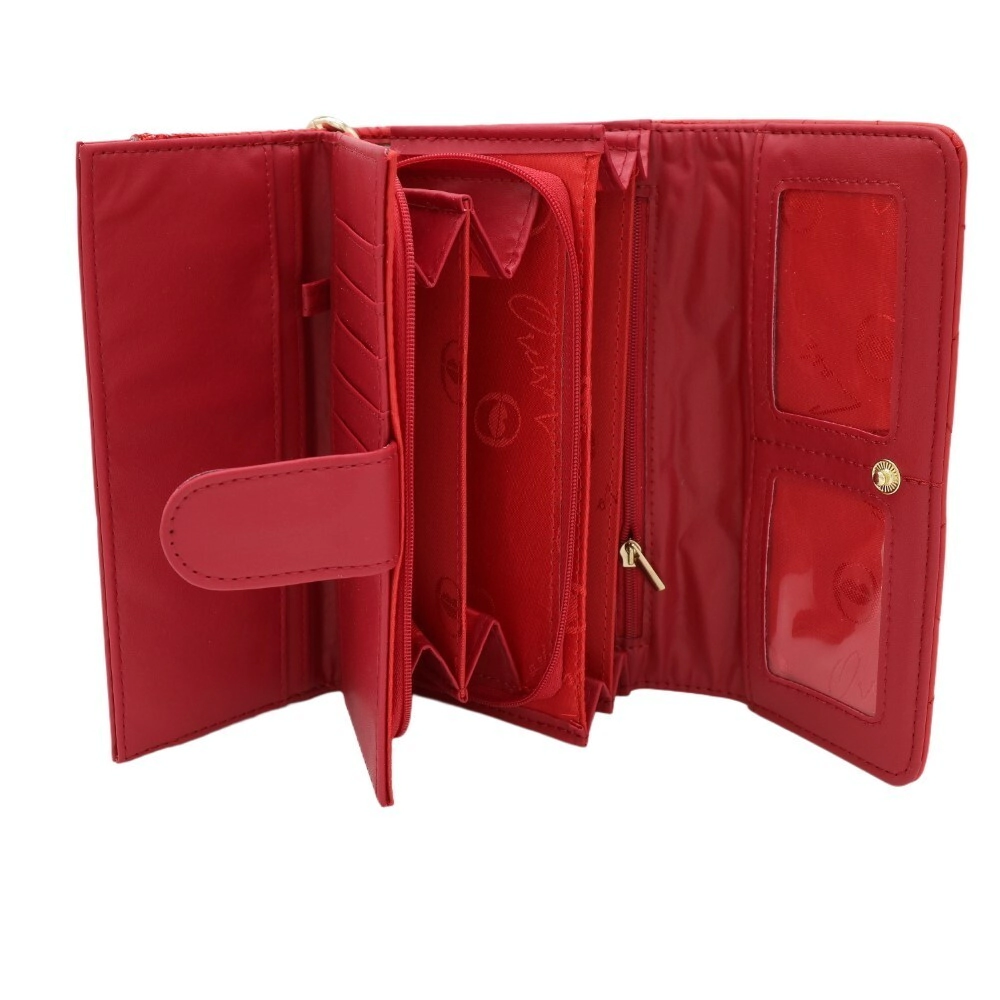 BILLETERA OREIRO LOVE ROJA