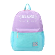MOCHILA CLIO BAGCHERRY CELESTE CON LILA