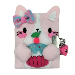 DIARIO PLUSH A6 RAYADOS CON CANDADO CRESKO