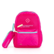 SET MOCHILA ESCOLAR + CARTUCHERA BAGCHERRY ROSA (3440005)