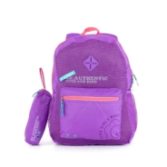 SET MOCHILA ESCOLAR + CARTUCHERA BAGCHERRY LILA (3440005)