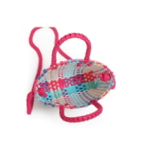MINI BAG RAFFIA CHIMOLA WHITE