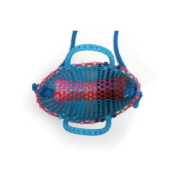 MINI BAG RAFFIA CHIMOLA BLUE
