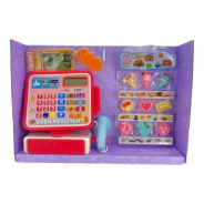SET CAJA REGISTRADORA TINY CON CALCULADORA Y ACCESORIOS
