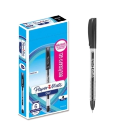 Boligrafo Gel Paper Mate Negro x6