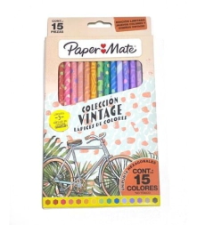 Paper Mate 15 pzas Vintage 3mm