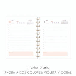 AGENDA N�8 DIARIA TAPA DURA LUXURY ESPIRAL NORPAC