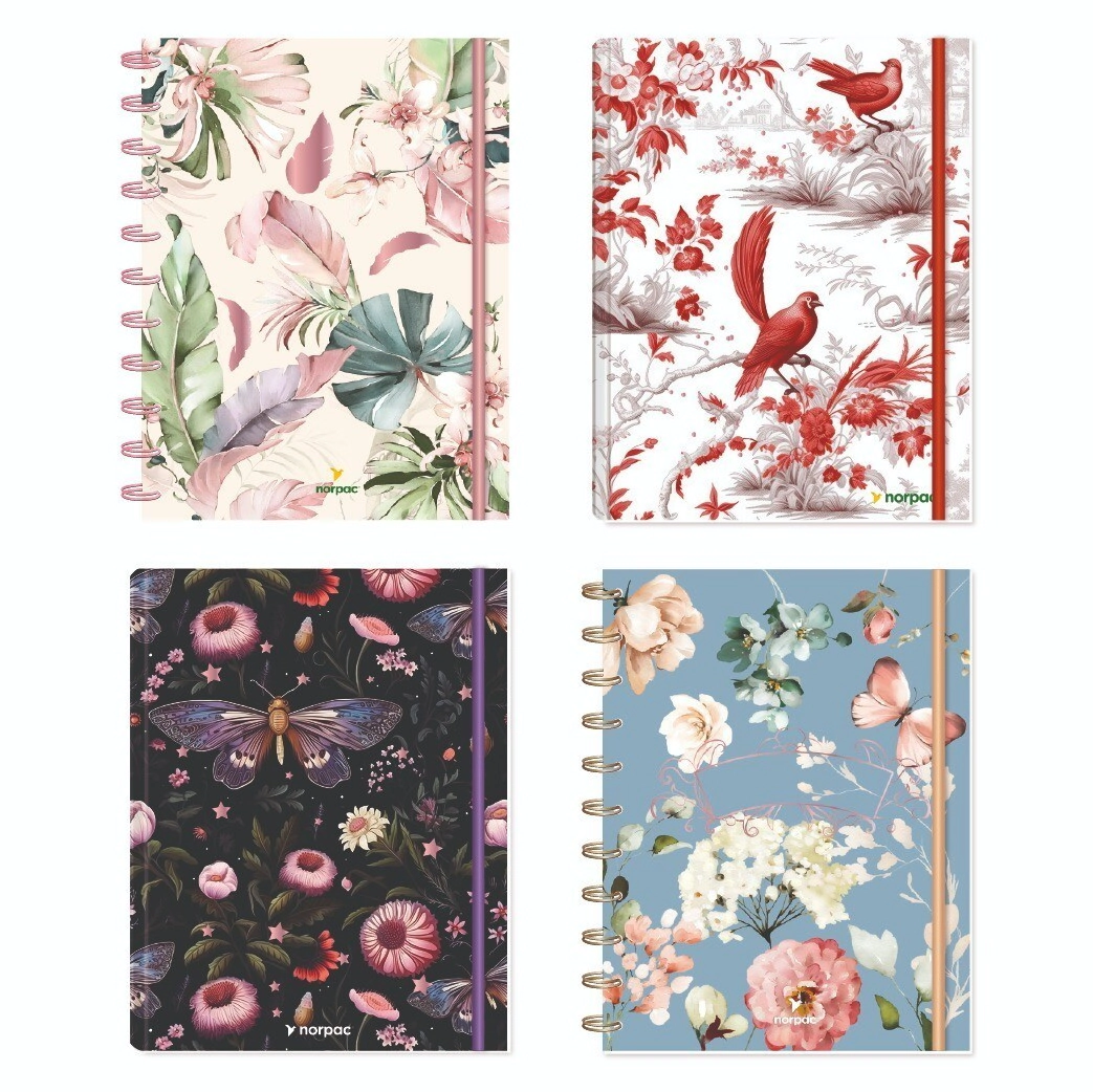 AGENDA N8 DIARIA TAPA DURA FANTASY ESPIRAL NORPAC