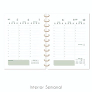 AGENDA XL SEMANAL TAPA DURA FANTASIA ESPIRAL NORPAC