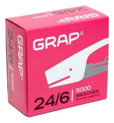 Broches 24/6 x5000 Grap