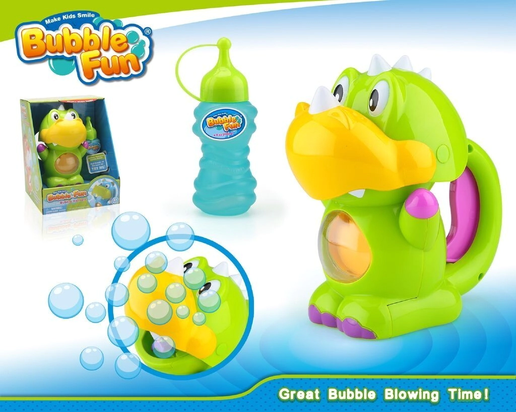 Bubble Fun Burbujero 18cm Dino