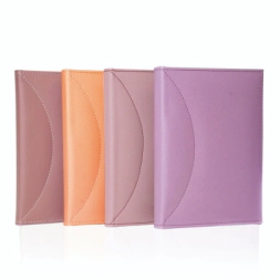 AGENDA N�8 SEMANAL MARROQUINERIA PASTEL ENCUADERNADO NORPAC