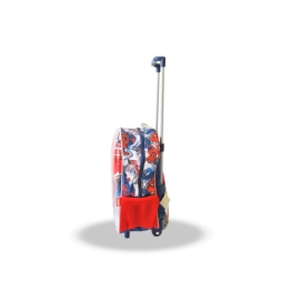 Mochila Spiderman 12" c/carro White