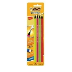 Lapiz BIC Negro Evolution Neon HB x4