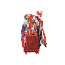 Mochila 12" c/carro Spiderman
