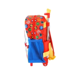 Mochila 12" c/carro Spidey