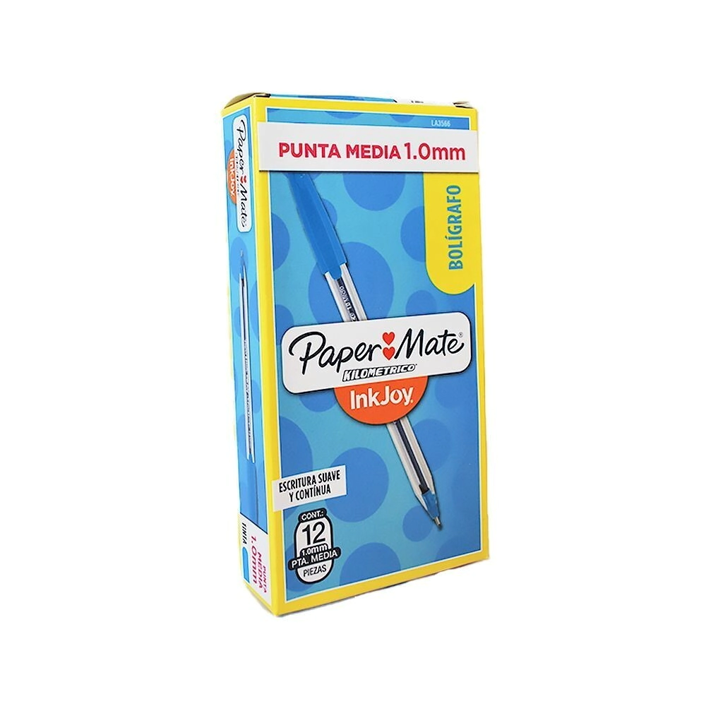 Boligrafo PM Inkjoy Turquesa c/u caja x12
