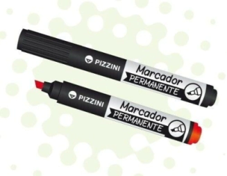 Marcador Permanente Punta Biselada NG Pizzini