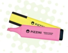 Resaltador Punta Biselada Rosa Pizzini