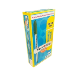 Boligrafo Paper Mate Inkjoy Verde (SOLO X 12 UNIDADES)