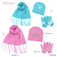 Set Gorro y Bufanda Trendy